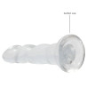 Real Rock Crystal Gode Twist Crystal RealRock 16 x 4cm Transparent